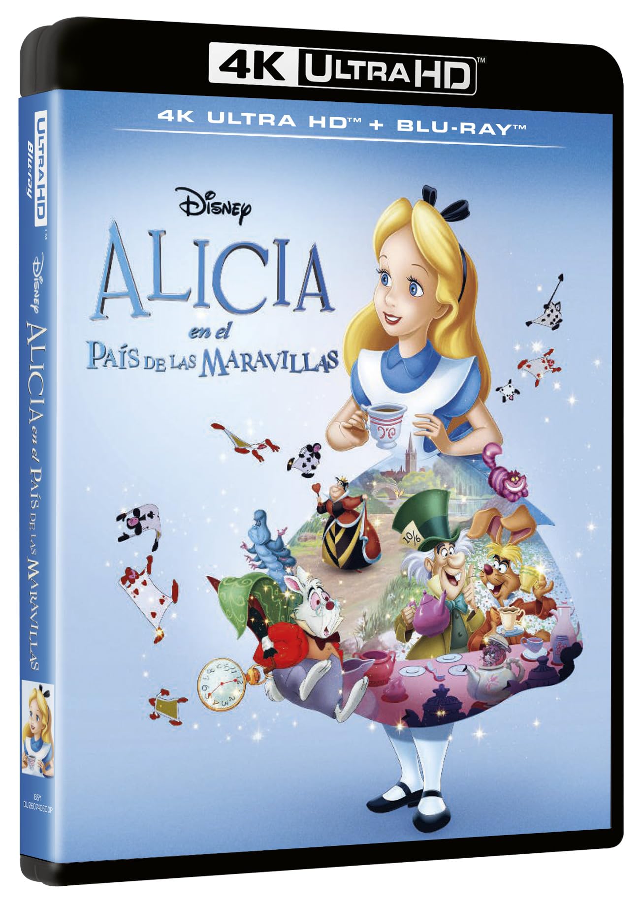Alicia en el Pais de las Maravillas 4K UHD Blu-ray Regalo de Cumpleaños y Nostalgia