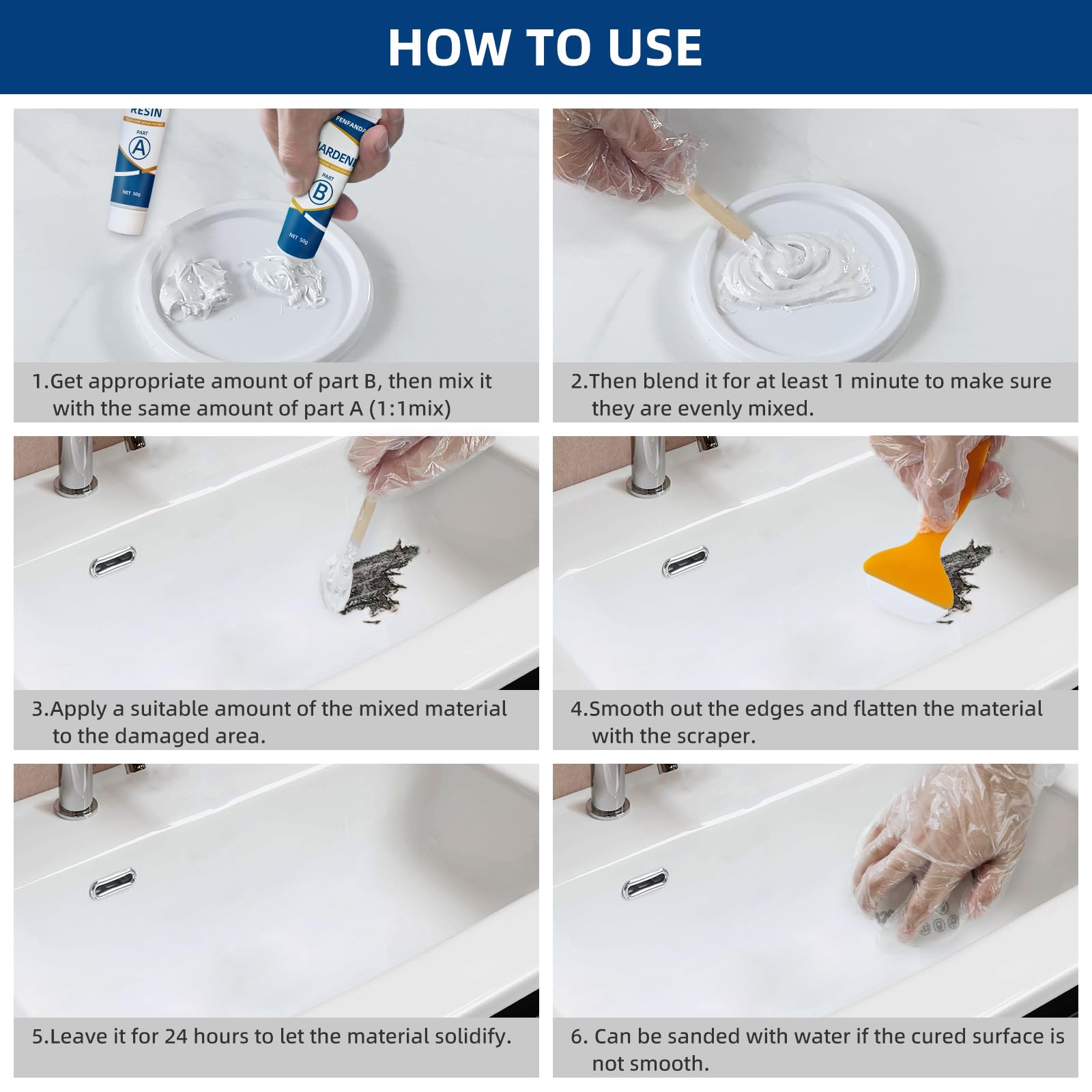 Fix Your Tub & Sink - Repair Kit -5
