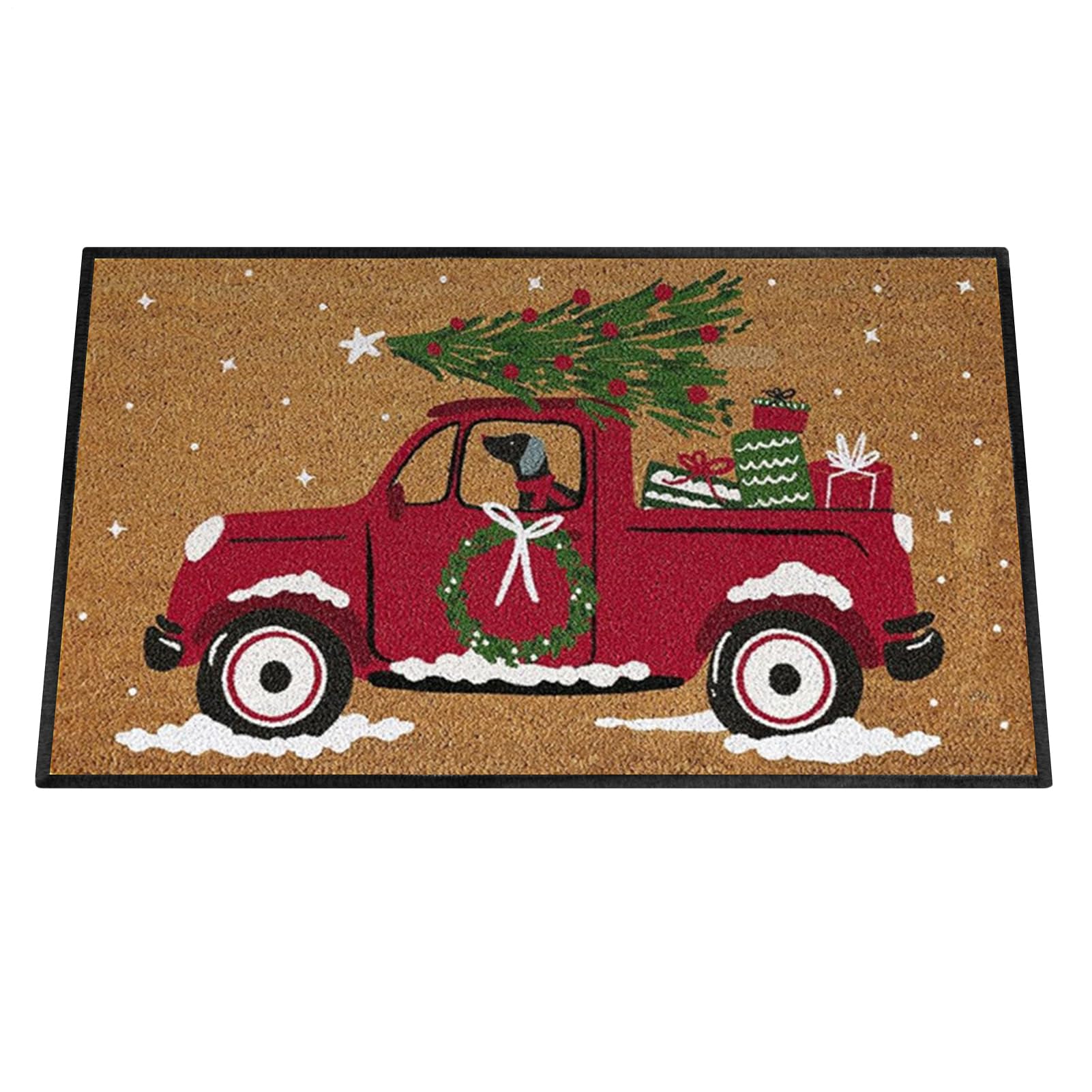 Paillasson de Noël accueillant pour une entrée chaleureuse en hiver