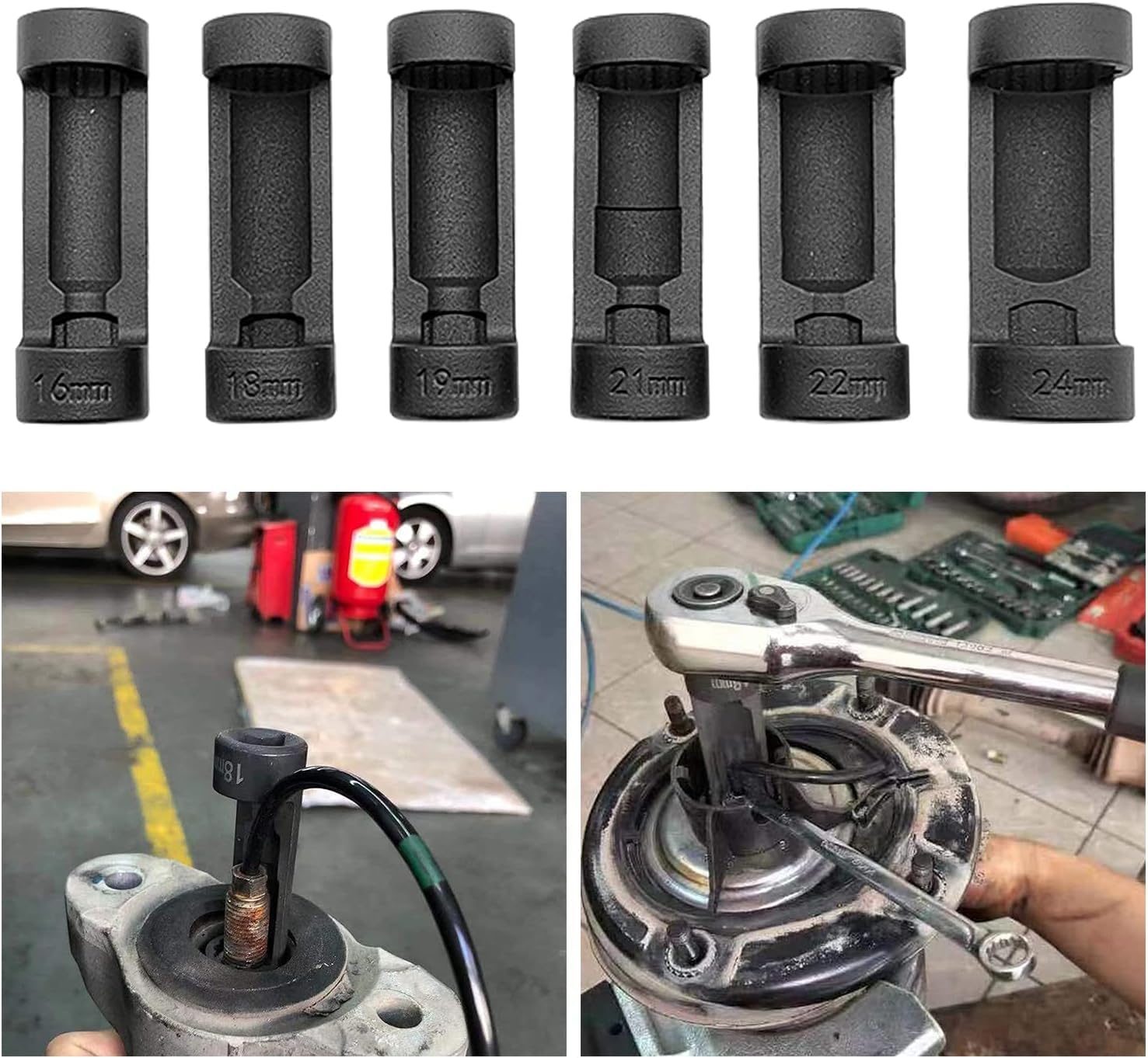 Amazon.com: ZKTOOL Suspension Strut Socket Tool (8PC) : Automotive