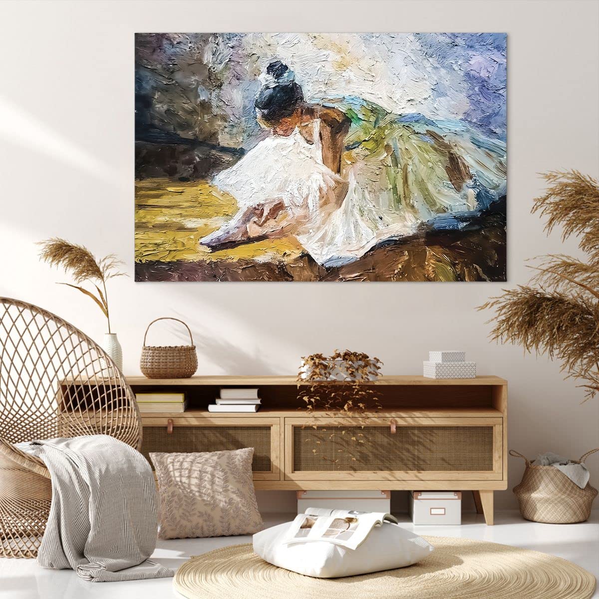 Quadro Su Tela 120x80 Cm - Stampe Moderne Per Soggiorno Con Tematica Amicizia E Amore