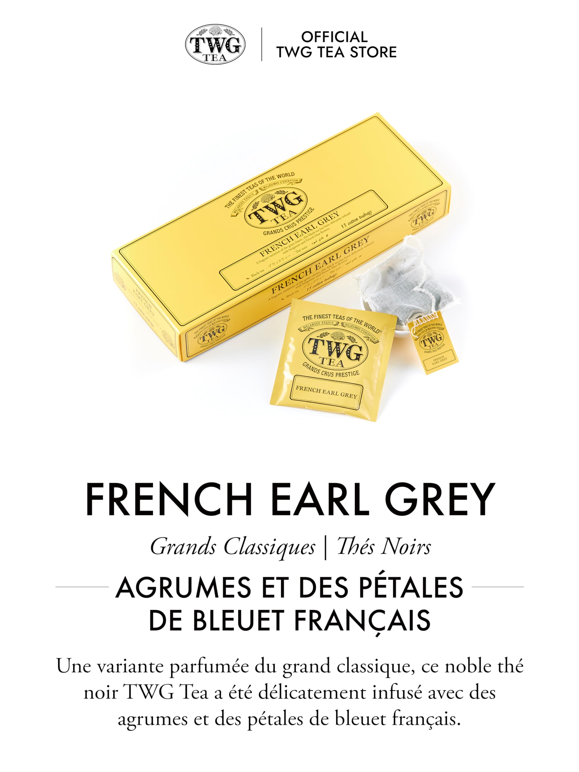 TWG ☆EARLGREY☆ BLACK ⭐︎CREMECARAMEL３種 Amazon.com : TWG Tea | French Earl Grey | Black Tea | Citrus