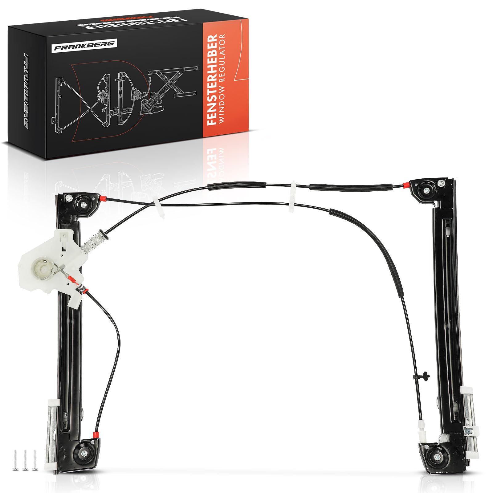 Frankberg Alzacristallo Meccanismo alzacristallo Elettrico senza Motore Anteriore destro senza piastra 2/3 porte 2-Porte Compatibile con M.i.n.i R50 R53 Replace# 51337039452
