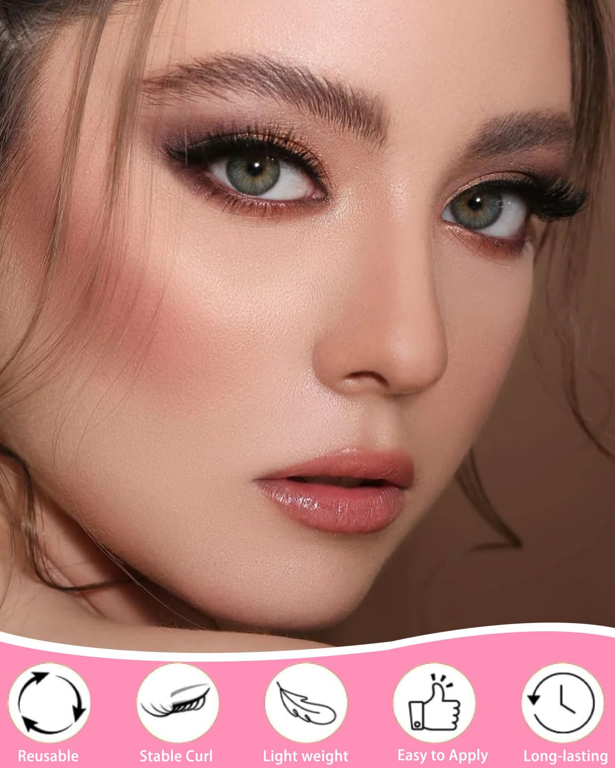 DAFNE 640 Pezzi Ciglia Finte Extension Ciglia 20-30-40-50-60-80-100D Curl Ciglia-Finte Ciuffetti per Estendere le a Casa Eyelashes Naturali per Ragazze e Donne Principianti (30-40-50-60-80-100D)