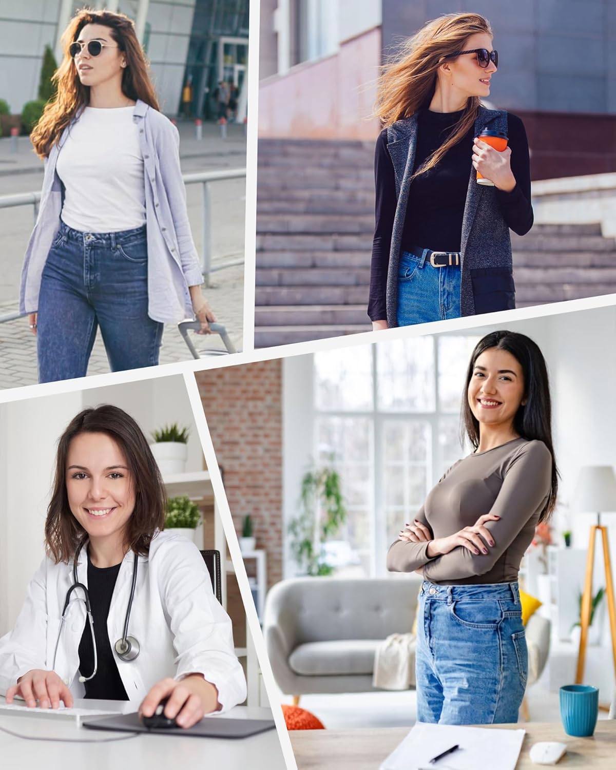 Runhit Women's Long Sleeve Compression Shirt Workout Tops Athletic Base Layer Gym Yoga Running Sports Gear Quick Dry UPF 50+ - Image 6