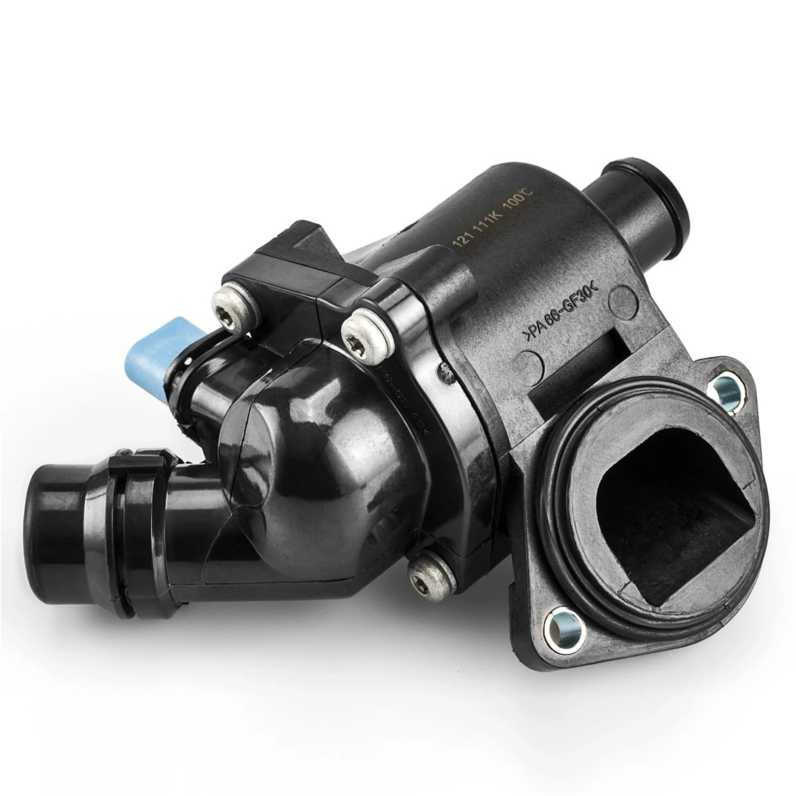 Boîtier de Thermostat avec capteur pour Audi A4 B6 B7, A6, C5 et Passat B5.5 (2000-2008). Thermostat de Liquide de Refroidissement Moteur : références 06B121111K, 06B121111G et 06B121111H/B/D.