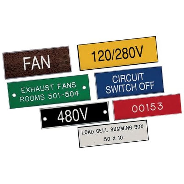 Buy Engraved Electrical Panel Labels, Phenolic Labels, Breaker Box
