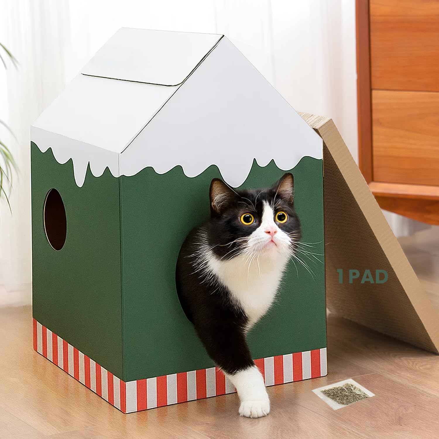 Colun Katzenhaus aus Pappe