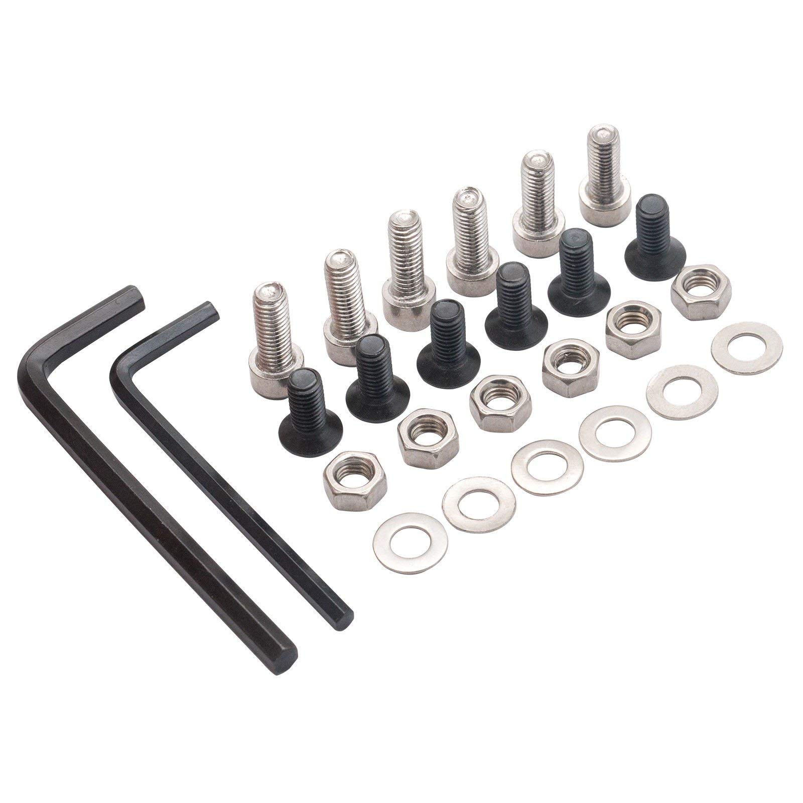 Buje universal de cambio rápido para ajuste del volante del volante del coche de carreras/rally/automovilismo (negro)