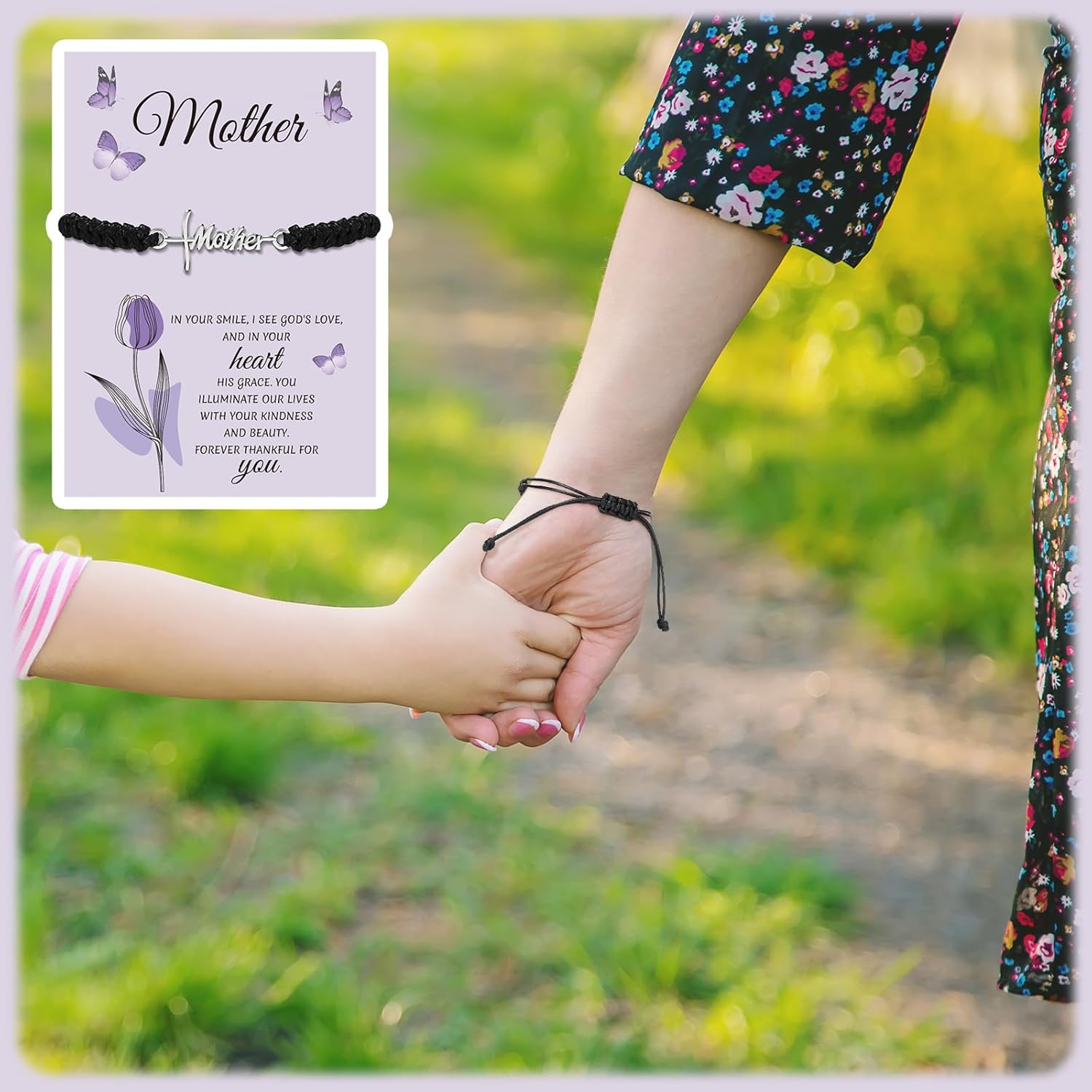 12 Pcs Church Gifts Bulk for Mom Christian Cross Bracelets for Women Jewelry with Bible Verses Cards Stainless Steel Adjustable Bracelet Religious Christian Mom Gifts - Image 5