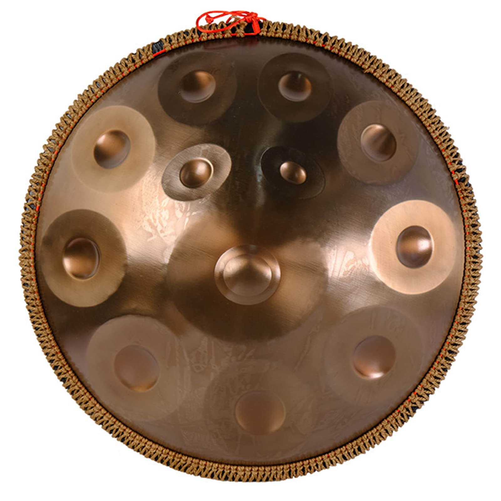 Tamburo a Mano 6 9 10 12 Note Tamburo a Lingua in Acciaio da 22 Pollici con Borsa Morbida, Tamburo a percussione a Mano | Percussioni per Suono, Meditazione Personale (12Notes) (12Notes)