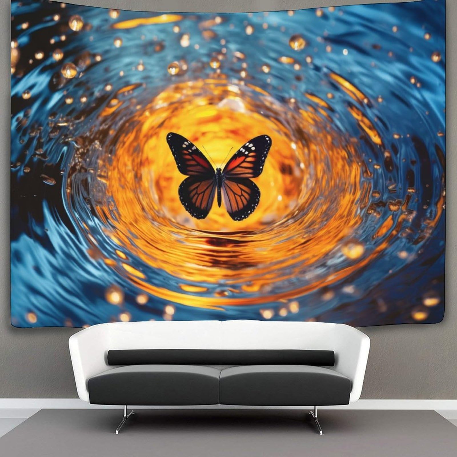 kaiyun Tapestry Butterfly Wall Hanging Tapestries for Bedroom Living Room Apartment Dorm Decorations Wall Art Decor 70cmx100cm