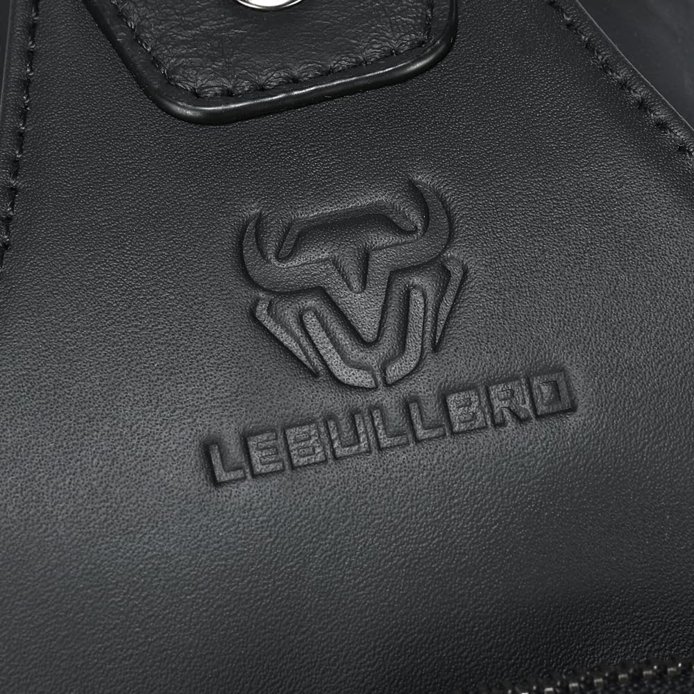 Sling Bag for Men Genuine Leather Chest Bag Crossbody Backpack Travel Hiking Outdoor Sports - Image 8