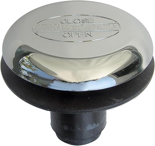 Miniatura 2 de LASCO 03-4821 Tina de tapón de filtro estilo de ajuste rápido, cromado