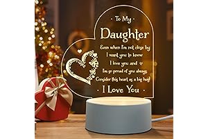 Lámpara con mensaje de amor para mi hija de Afterprints