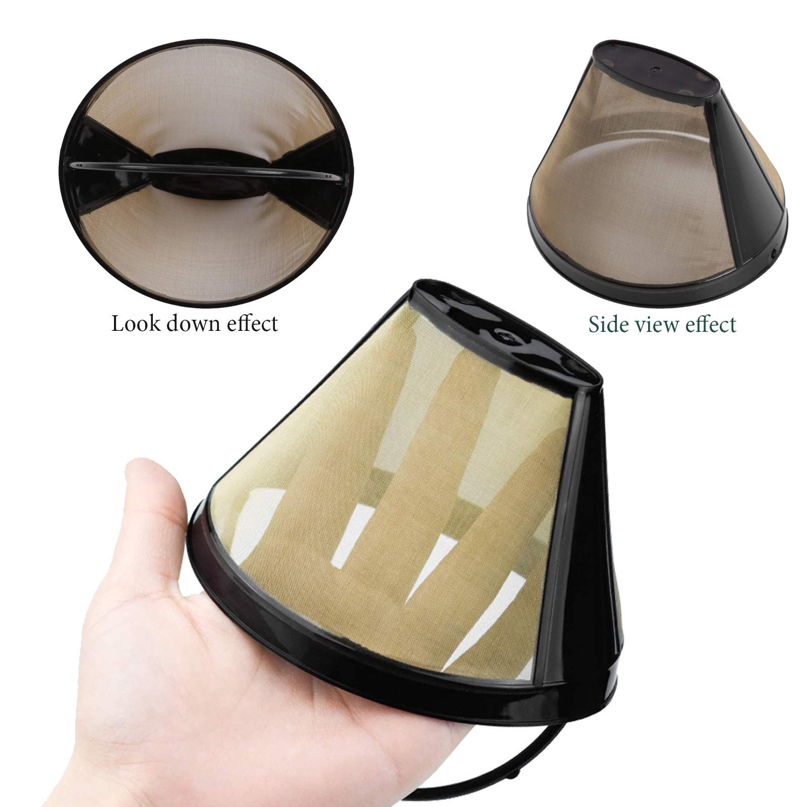 Filtro Caffè Permanente In Acciaio - Riutilizzabile, Ecologico, Per Macchine Caffè, 2 Pezzi - Foto 2