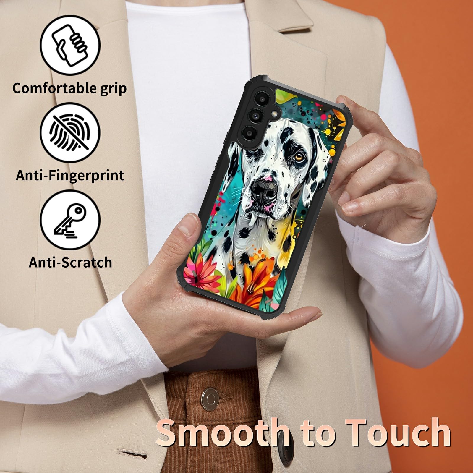 ★送料・関税込★ARNO★LITTLE DALMATIAN CASE★Galaxy Case★ Amazon.com: BWEGRHE Dalmatian Phone Case for Samsung Galaxy