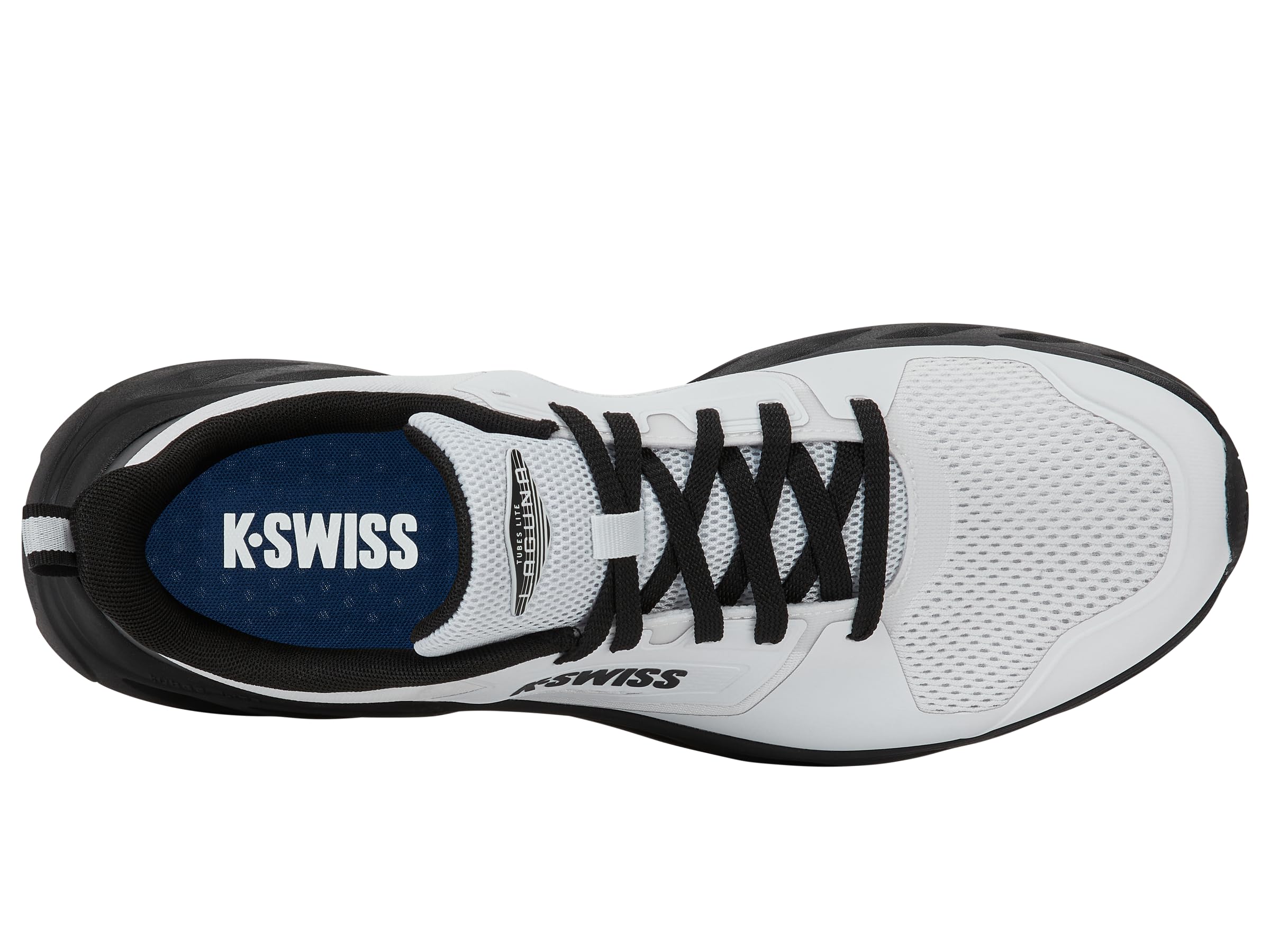 K-Swiss Laguna Tubes Lite Zapatillas de Correr para Hombre Blanco, Asfalto Blanco Negro, 42.5 EU
