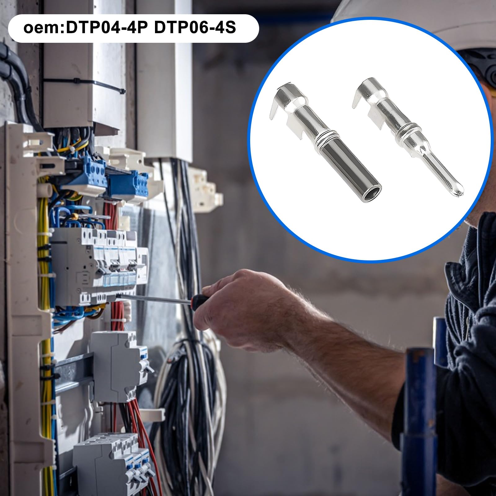 eMagTech 1 Set DTP Series 4-Pin Waterproof Connector DTP04-4P DTP06-4S for Electrical - Image 2
