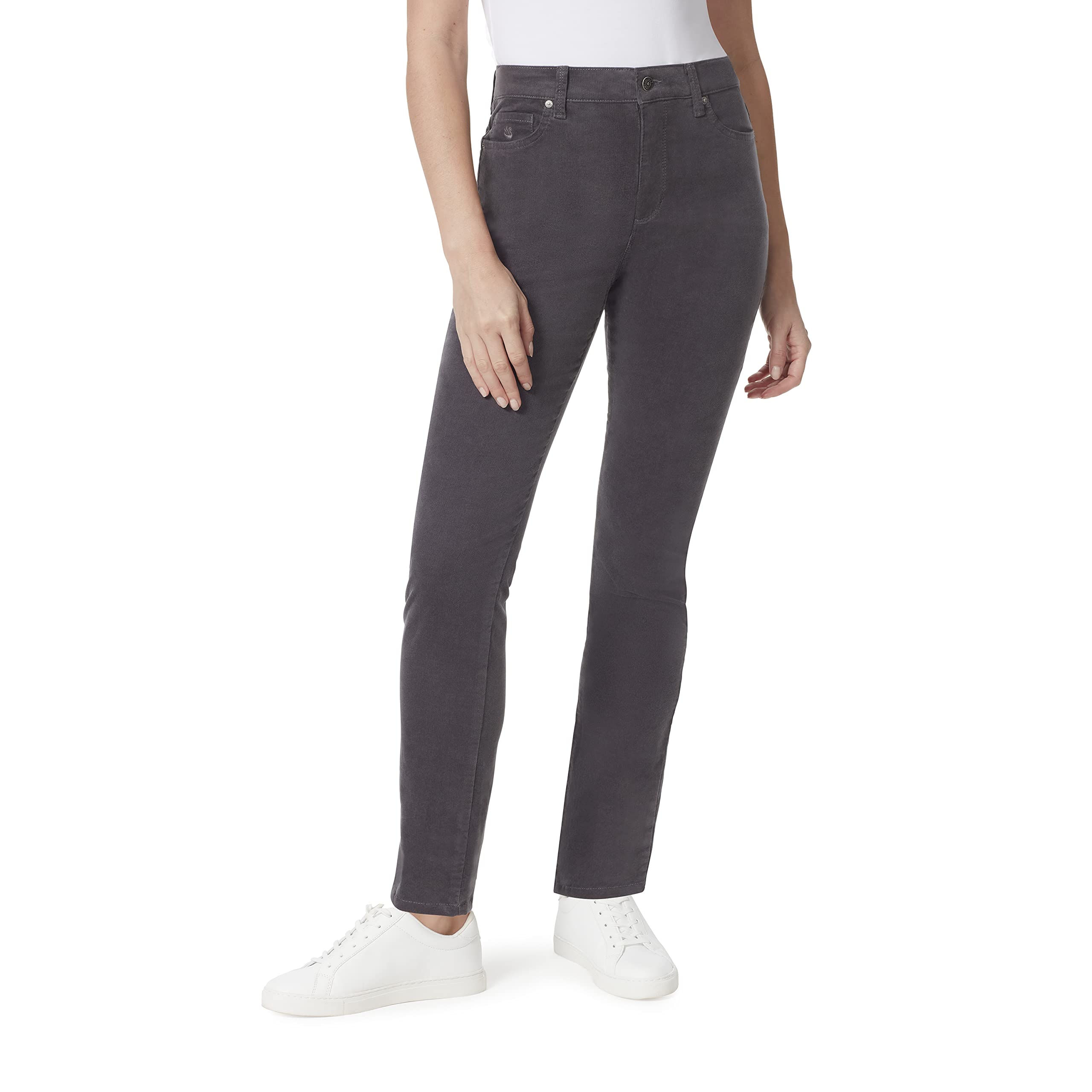 Gloria VanderbiltWomen's Amanda Corduroy Slim High Rise Pant