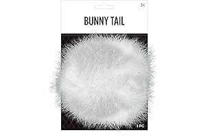 Amscan Fluffy White Playboy Bunny Tail