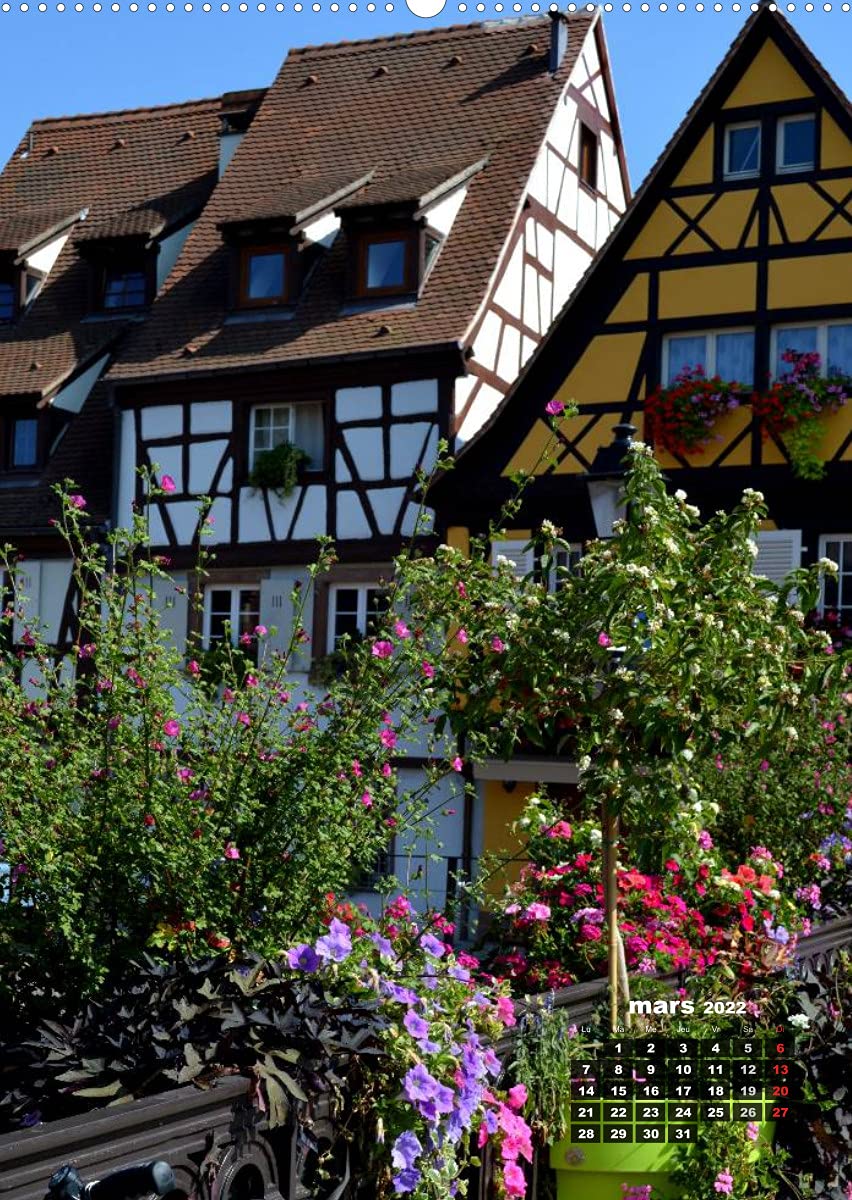 Colmar une ville charmante en Alsace (Premium, hochwertiger DIN A2 Wandkalender 2022, Kunstdruck in Hochglanz): Une petite ville française avec du charme (Calendrier mensuel, 14 Pages )