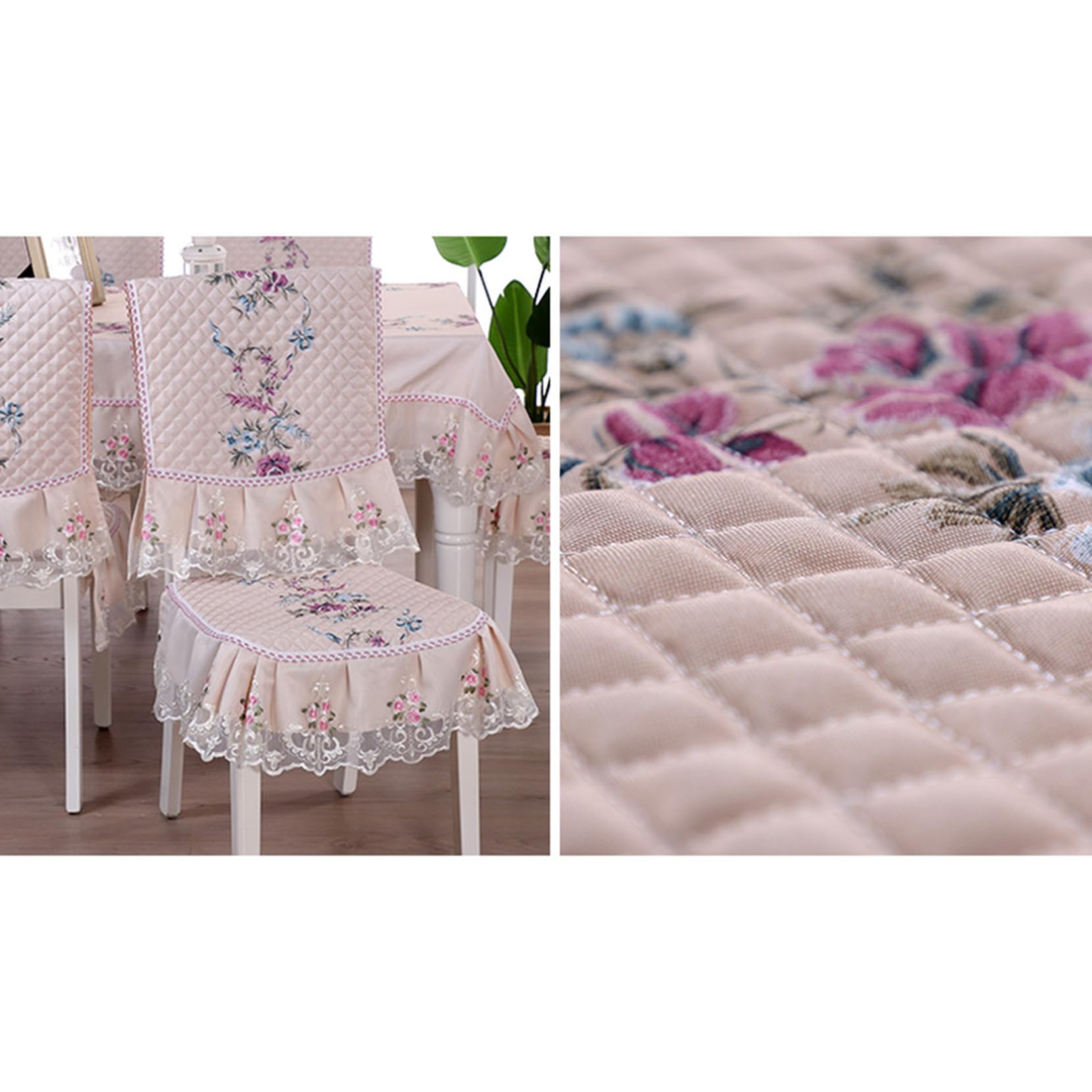 Amazon｜レース テーブルクロス 北欧 ピンク テーブルカバー 花柄 高級