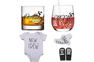 Personalized Mom and Dad 2024 Baby Gift Set