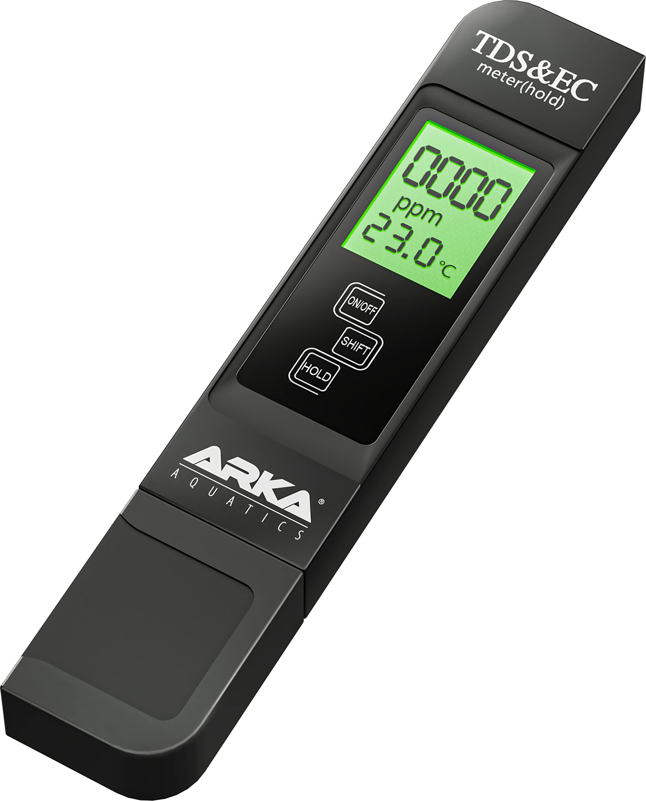 ARKA myAQUA TDS/EC Meter 3in1 - Mesure de manière fiable Les TDS, l'EC et la température. Solution d'étalonnage Incluse pour des mesures précises dans différents Types d'eau.