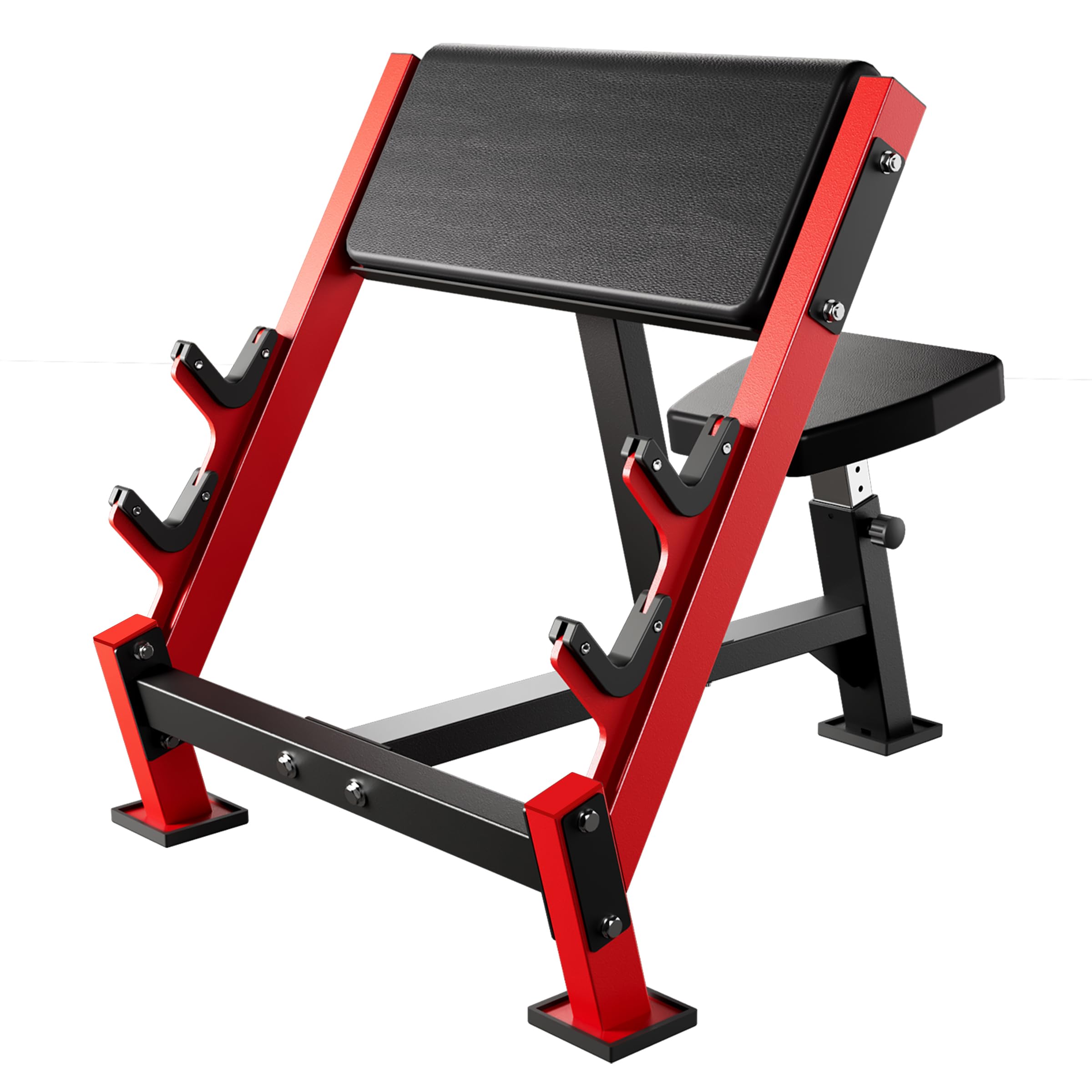 Banco y máquina de entrenamiento para bíceps, tríceps y tríceps ajustables, para gimnasio en casa