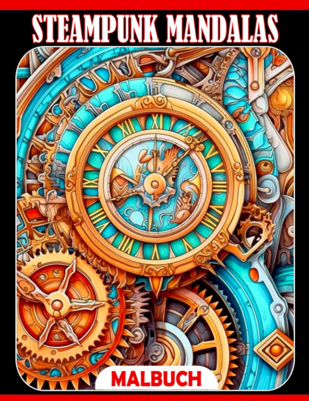 Steampunk Mandalas: Roboter-Designs zum Ausmalen für…