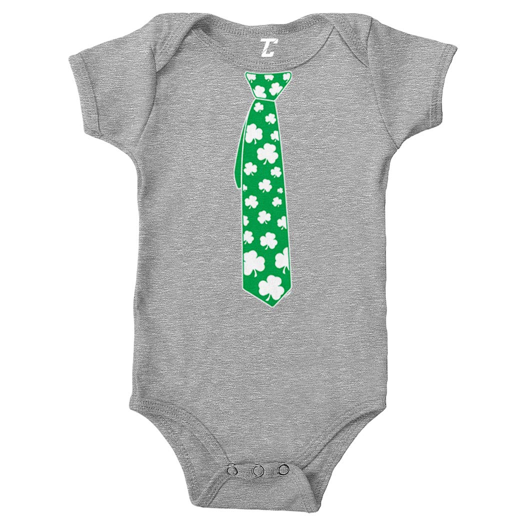 Shamrock Tie - Irish St. Patty's Day Bodysuit