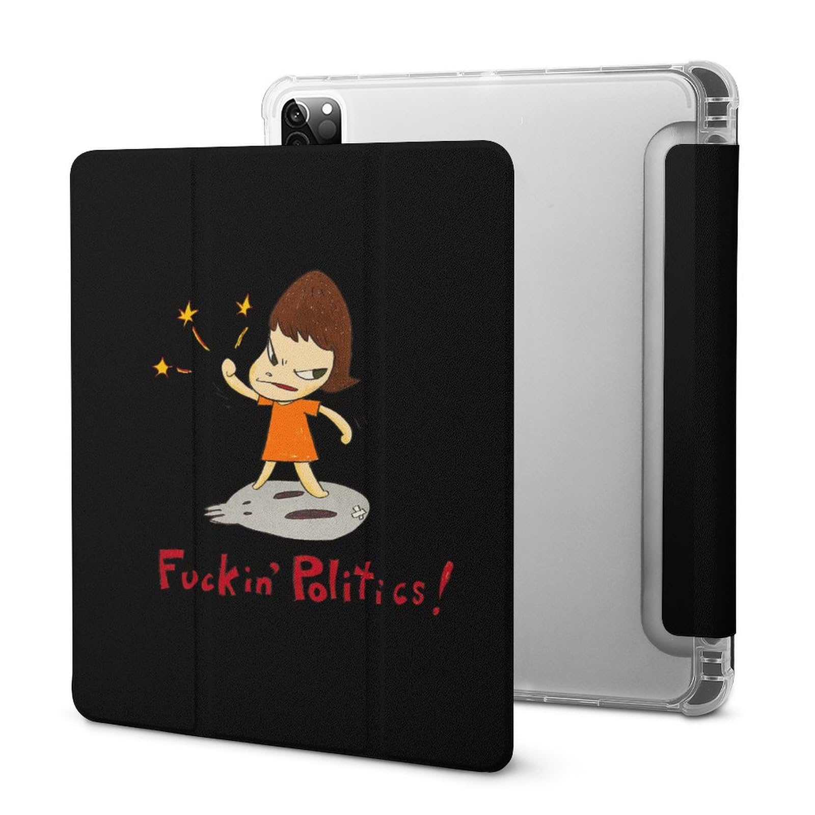 Amazon.co.jp: 奈良美智 iPad Pro 2022/2021（11in） ケース 耐衝撃 三