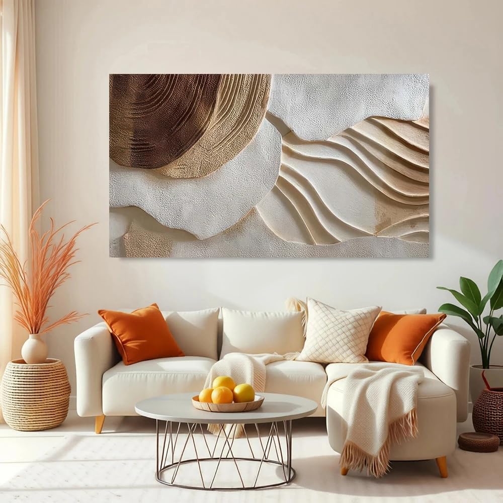 Gosrd Frameless Painting Of Colorful Flowers. Flower Canvas Print Home, Living Room Kitchen Decor Wall Arts(70X140cm)