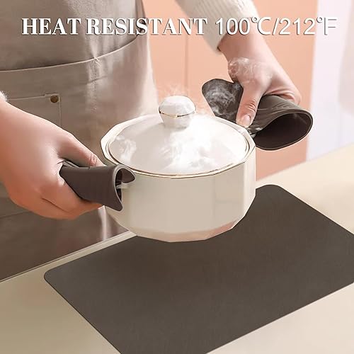 Miniatura 3 de BLESWIN Juego de 6 manteles individuales de piel sintética, 12 x 17 pulgadas, manteles individuales de color con textura de doble cara, resistentes