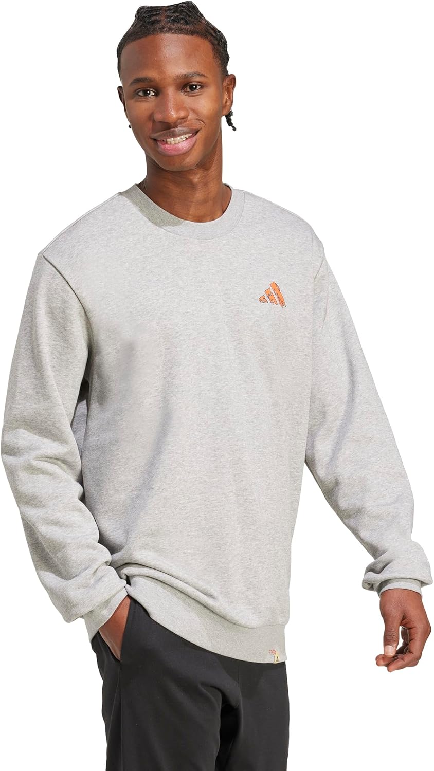 adidas Men's Doodle Hunt Hike Graphic Sweatshirt - Image 3