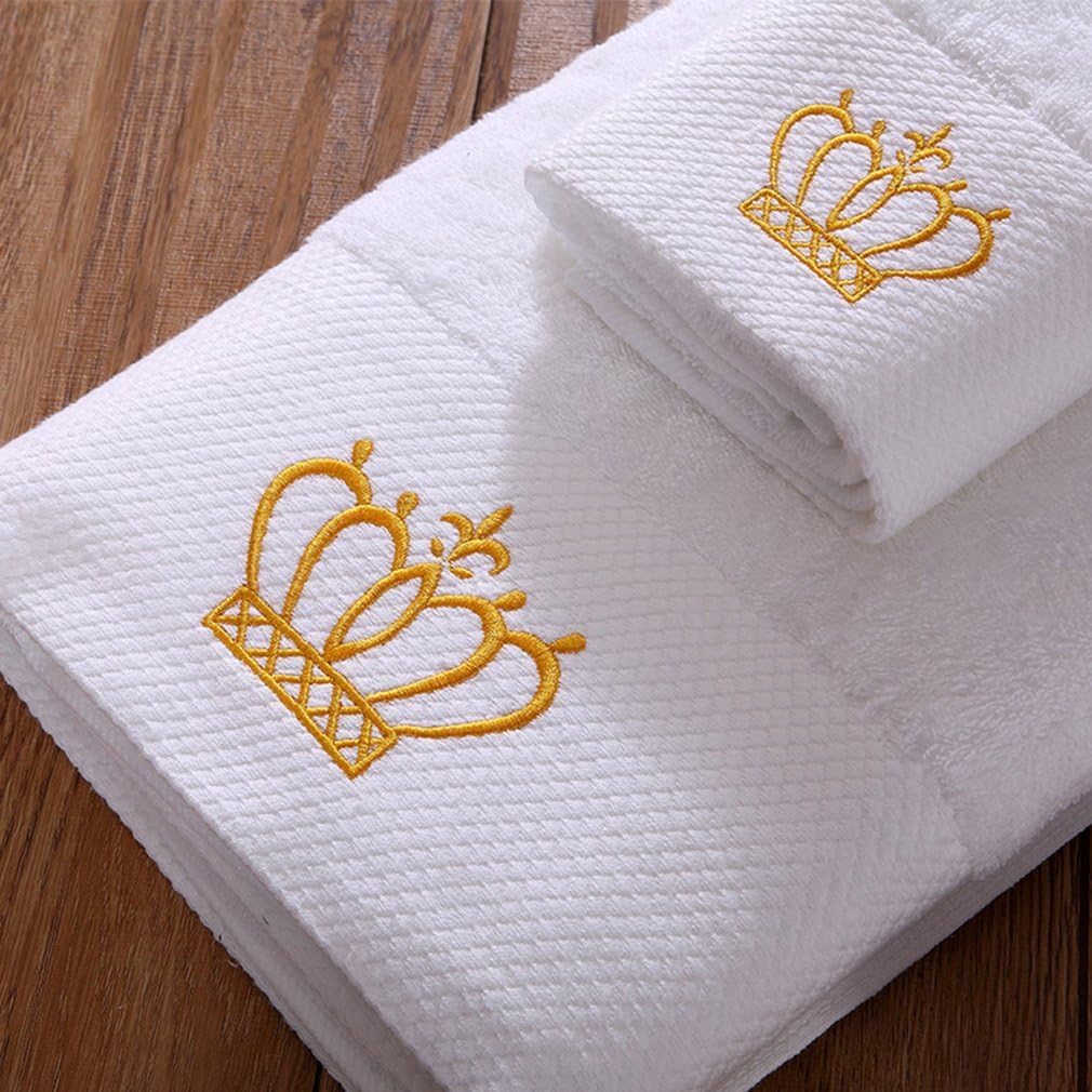 Sunshinejing Premium 100% Cotton Bath Towel Set;1 Bath Towels,1 Hand Towel & 1 Washcloth,Luxury Bathroom Super Soft and Highly Absorbent,Hotel & Spa Quality - Image 7