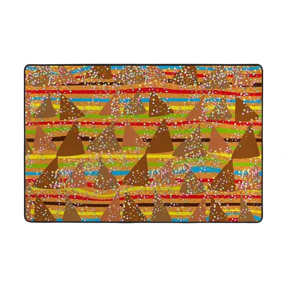 Tapis à rayures ondulées Gustav Klimt en velours corail | Élégance 160x122 cm