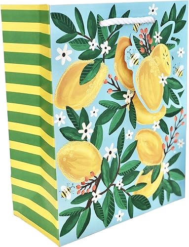 JILLSON ROBERTS Bolsas medianas flor de limón 12 piezas