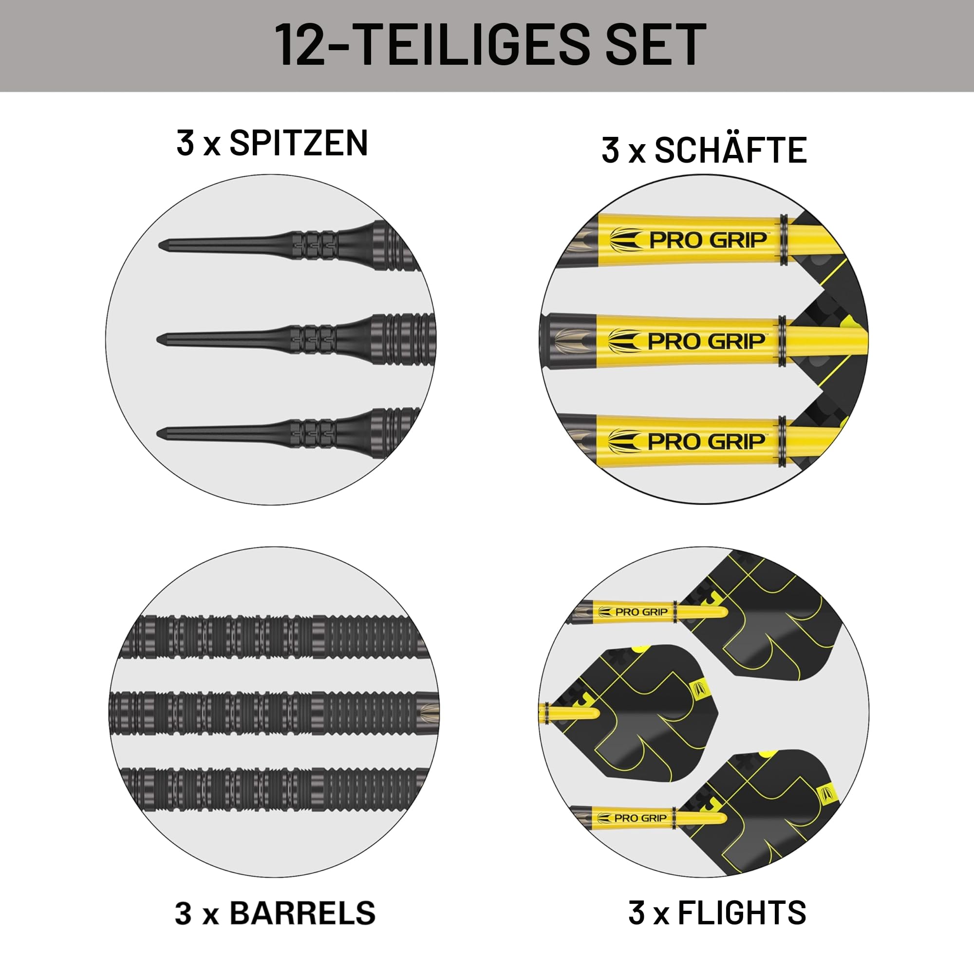 Target Darts Bolide Void 10 90% Wolfram Soft Darts Pfeile mit Kunststoffspitze Dartpfeile mit Kunststoffspitze für elektronische Dartscheibe | Professionelle Soft Tip Dartpfeile