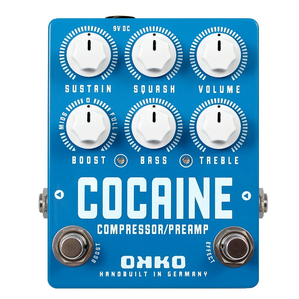 Amazon | OKKO COCAINE コンプレッサー＆ Pre Amp ペダル[国内正規品