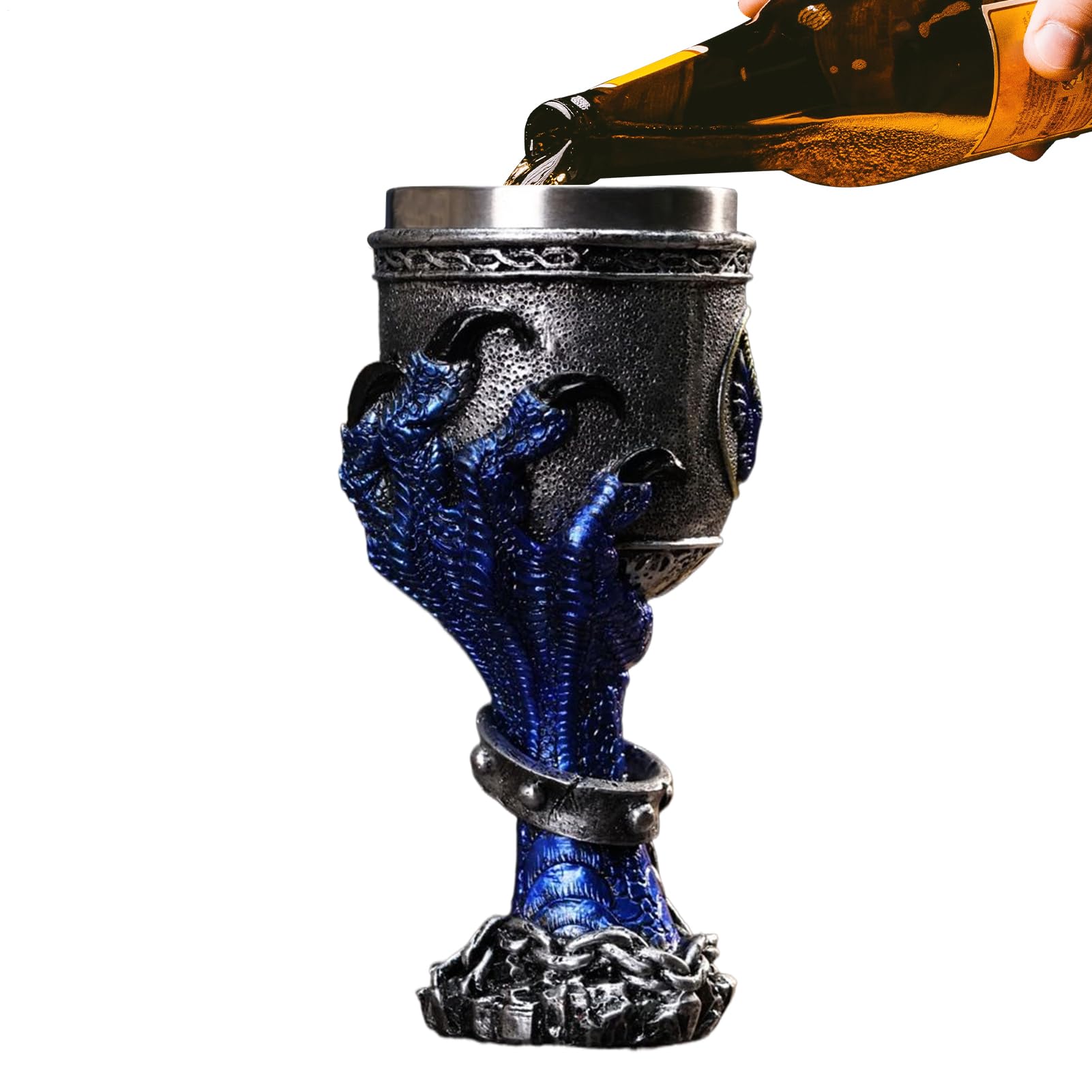 Copa de cerveza medieval para noches de rol y cenas temáticas con amigos