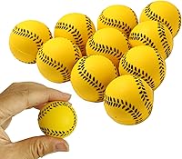 Vista 1 de Urspasol Paquete de 20 mini pelotas de béisbol de espuma de 1.6 pulgadas, perfectas para practicar bateo y lanzar, mejorar tu precisión de bateo