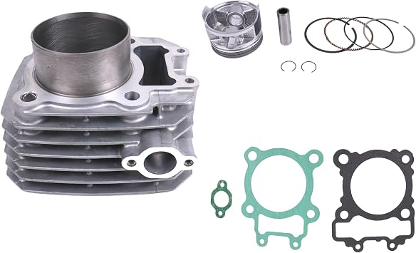 Cylinder Jug Piston Top End Kit Compatible with Kawasaki Bayou KLF