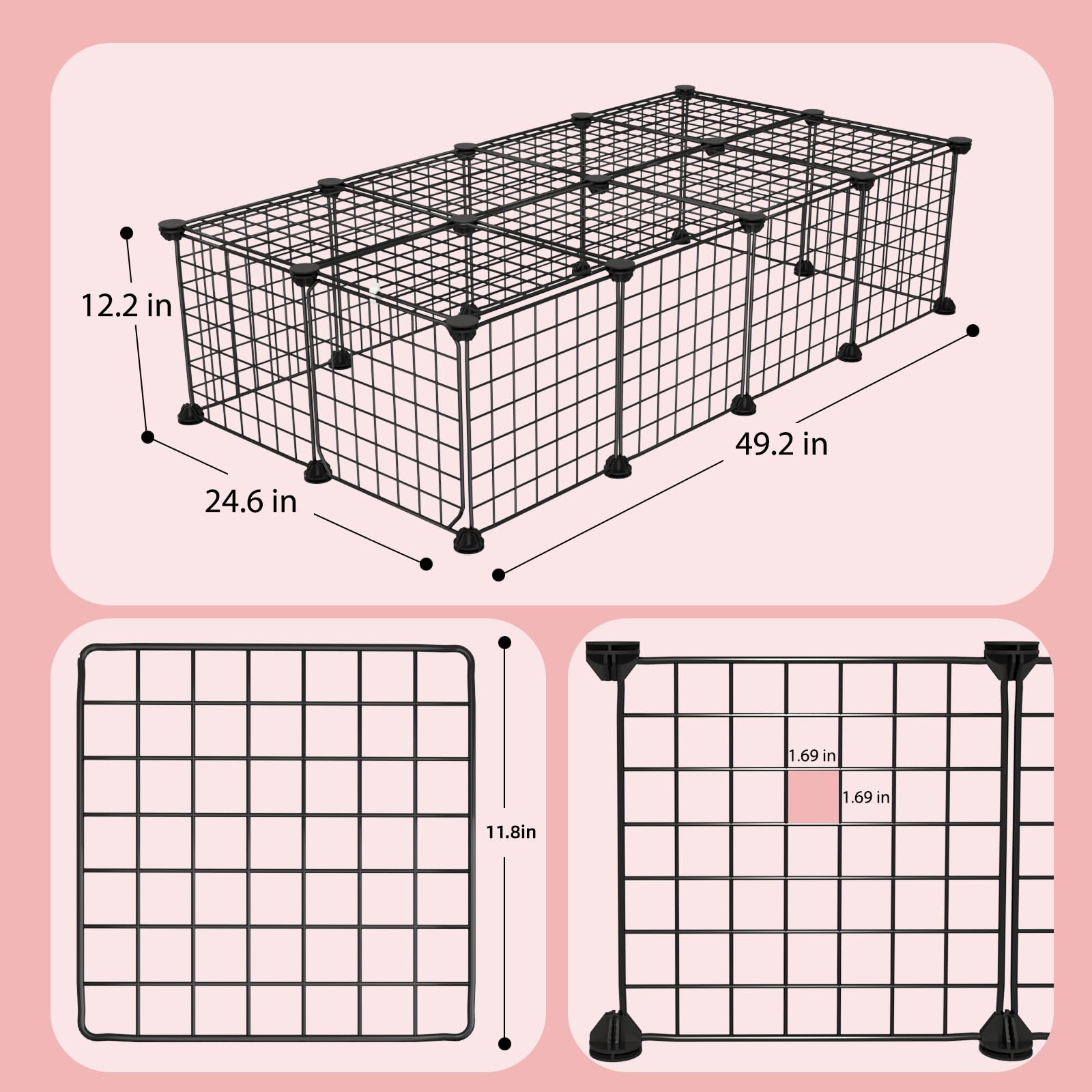 Guinea Pig Cages - Expandable Playpens -2