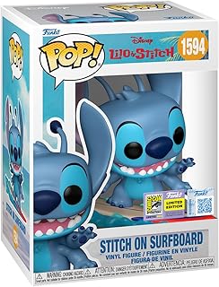 Funko Pop! Vinyl: Lilo & Stitch - Stitch Surf - Amazon Exclusive - Collectable Vinyl Figure - Gift Idea - Official Merchandise - Toys for Kids & Adults - Movies Fans