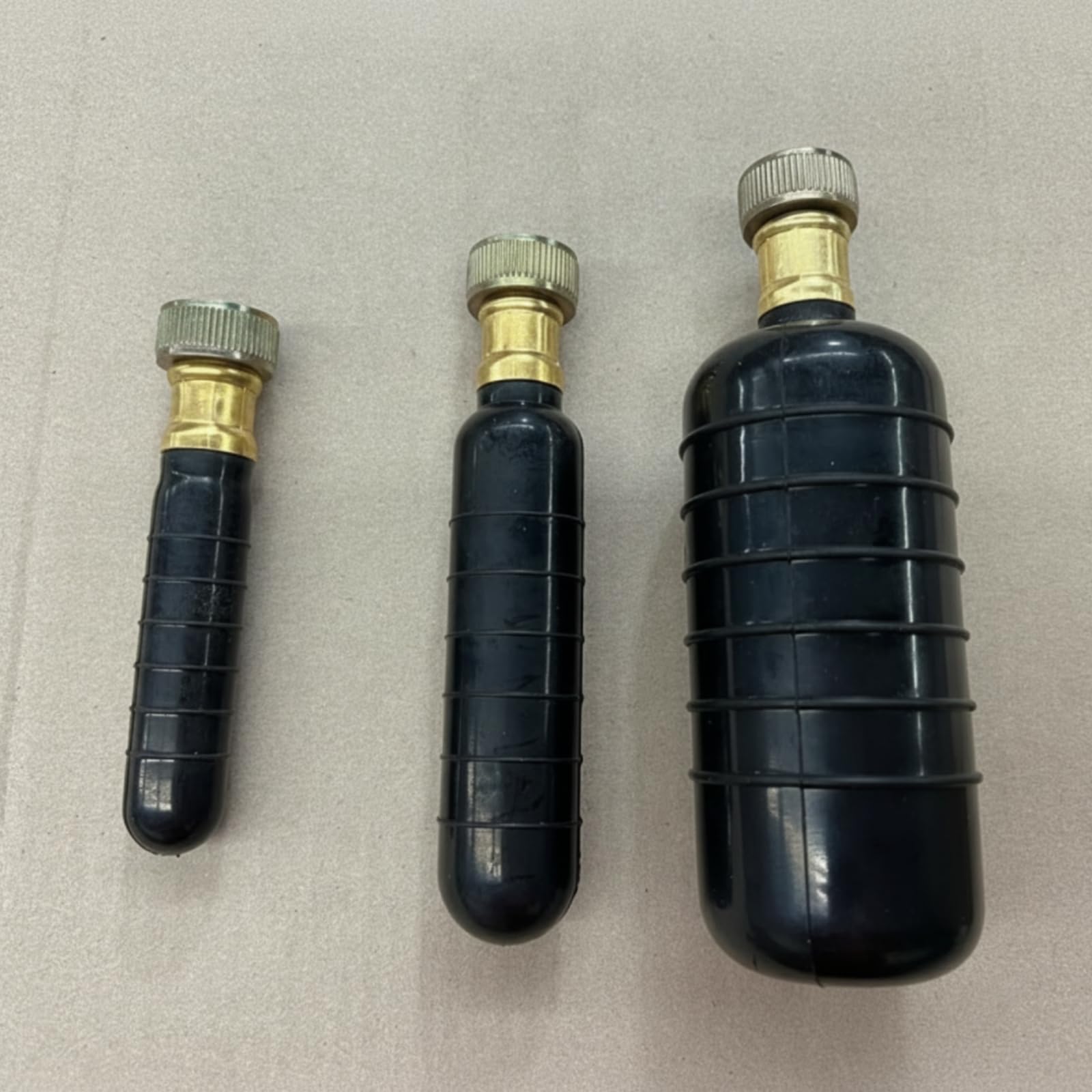 3 Pezzi Sturatore a Vescica con Raccordo in Ottone Filettato Sonda a Pressione Universale Sturafogne per Idraulici, Scarichi Domestici, Lavandino