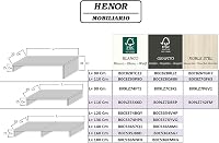 Henor Fa TV Állvány 110x35x15 cm Fehér 60 kg Terhelhetőség 8