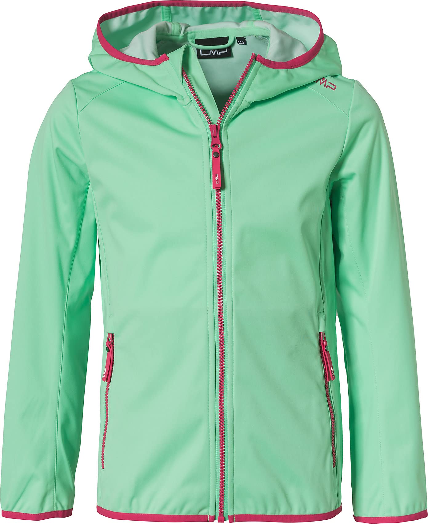 CMP Children's Softshell Jacket with Fixed Hood in Light Unisex – Children and Teenagers