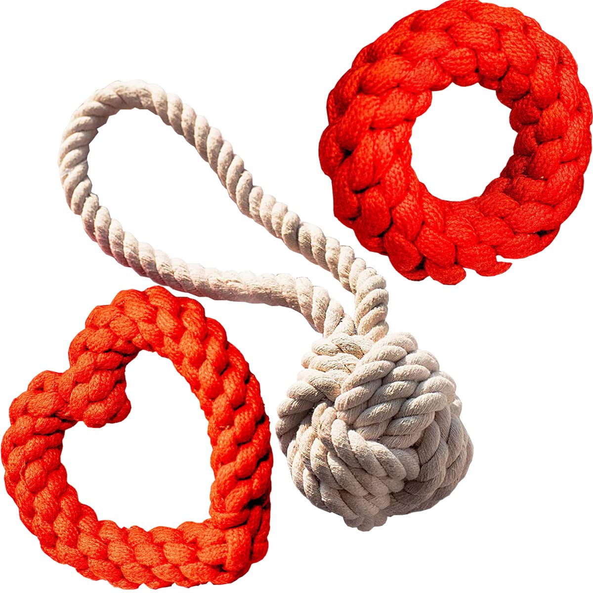 See full amazon price history chart for WAGGY TAILS Attractive Cotton Poly Mix Durable Chew Twisted Rope Handle Ball, Ring, Heart Dog Toys for Teething Suitable Small, Medium Puppies and Adult Dogs WAGGY TAILS Attractive Cotton Poly Mix Durable Chew Twisted Rope Handle Ball, Ring, Heart Dog Toys for Teething Suitable Small, Medium Puppies and Adult Dogs (B0BHF2BJFT) Amazon Price History, Amazon Price Tracker